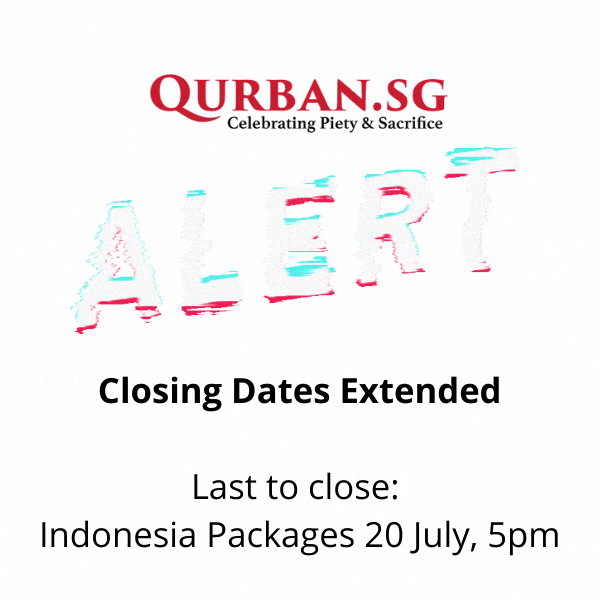 Qurban Closing Dates Extended ❗